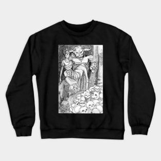 Beauty and the Beast, Greek Myth style Crewneck Sweatshirt